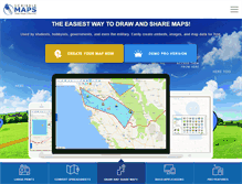 Tablet Screenshot of pro.scribblemaps.com
